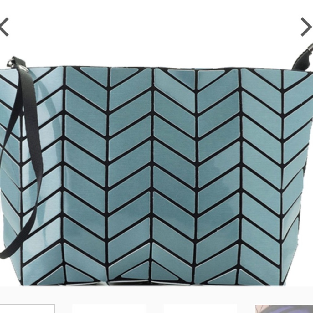 Patrizia Luca chevron geometric clutch